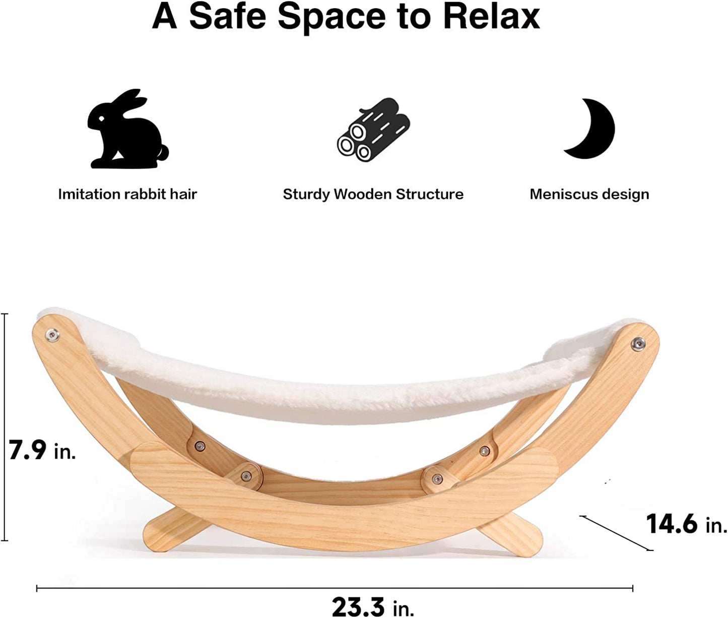 Feline Chill Zone: The Purrfect Cloud for Your Kitty's Moonlit Naps – Upgrade to White for Extra Meowgical Vibes !