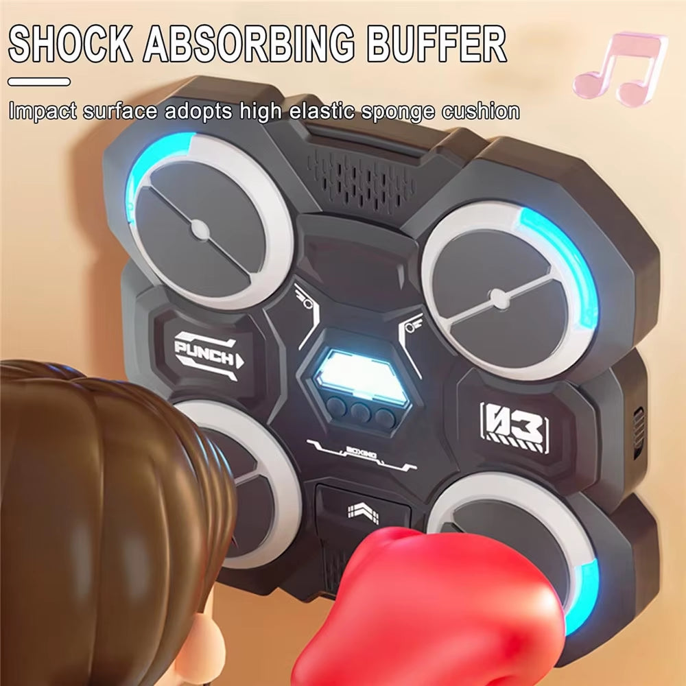 Get Ready to Jam and Punch! 🎶🥊 Introducing the Ultimate Bluetooth Music Boxing Machine for Kids - Wall-Mounted Fun!