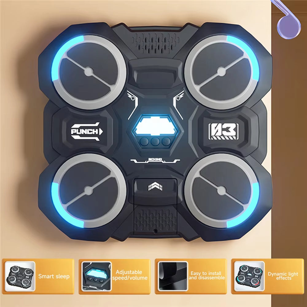 Get Ready to Jam and Punch! 🎶🥊 Introducing the Ultimate Bluetooth Music Boxing Machine for Kids - Wall-Mounted Fun! 