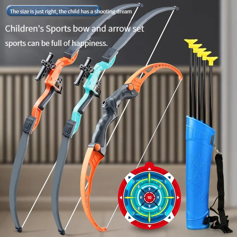 Ultimate 52Cm Bow and Arrow Toy Set for Kids - Perfect for Outdoor Archery Practice and Fun Shooting Games!