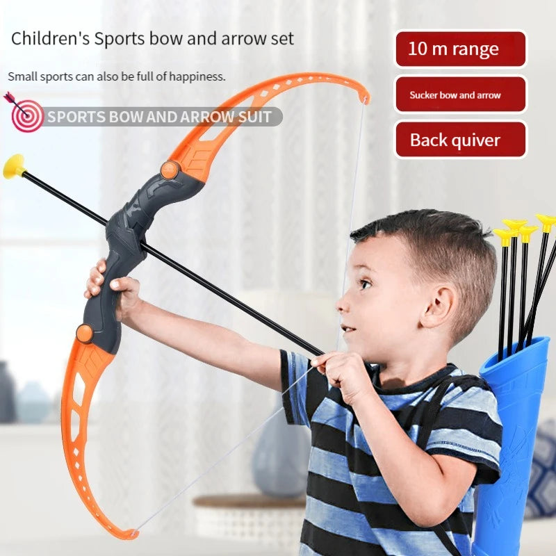 Ultimate 52Cm Bow and Arrow Toy Set for Kids - Perfect for Outdoor Archery Practice and Fun Shooting Games!